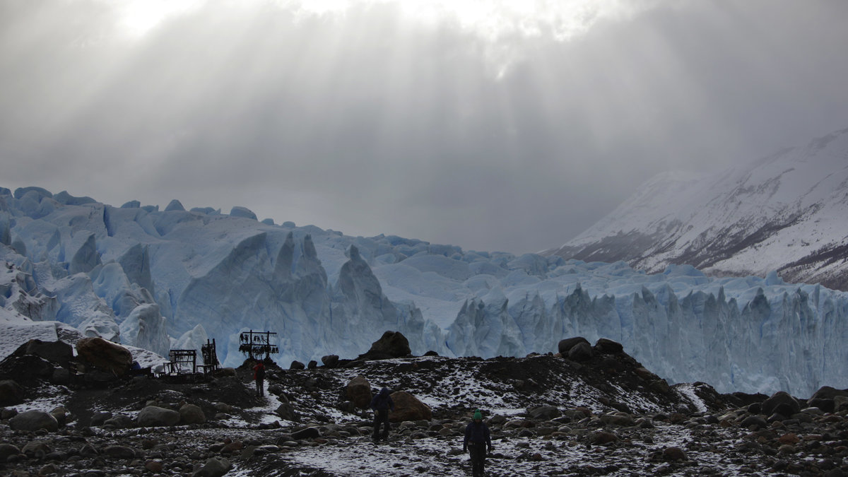 Glaciärerna i Anderna