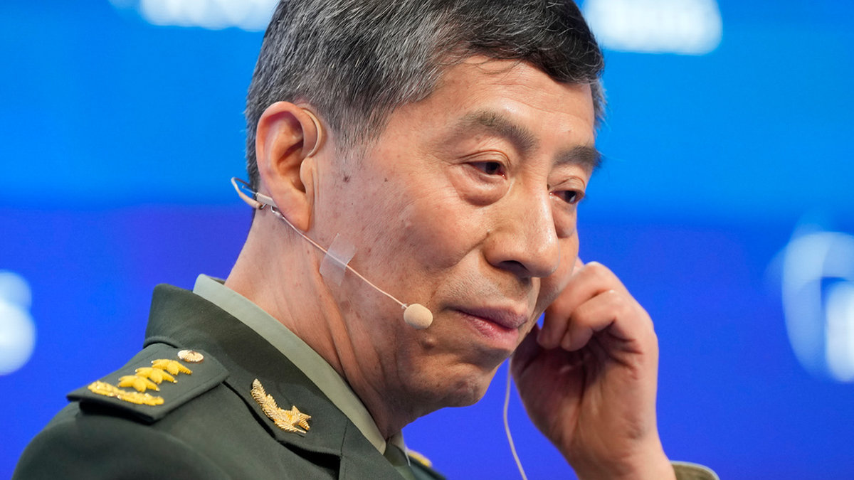 Kinas försvarsminister Li Shangfu. Arkivbild.