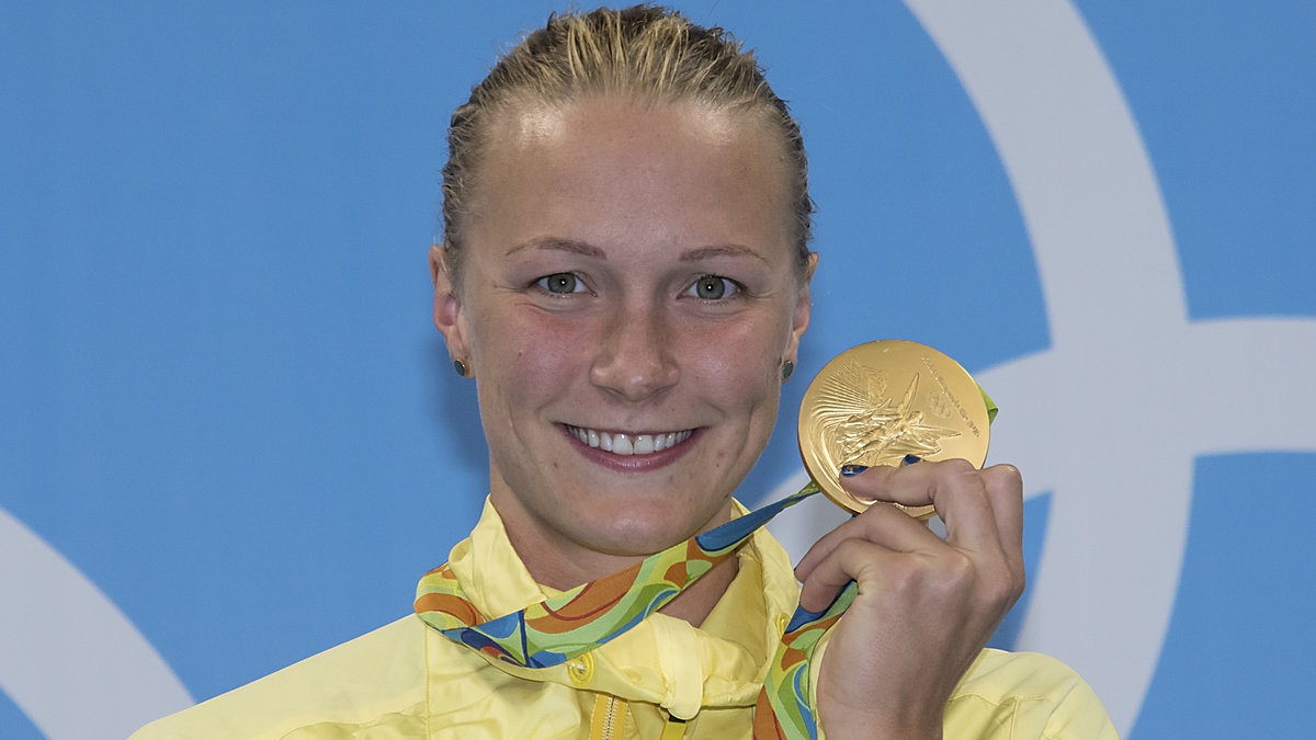 Sarah har plockat hem ett guld och ett silver under OS. 