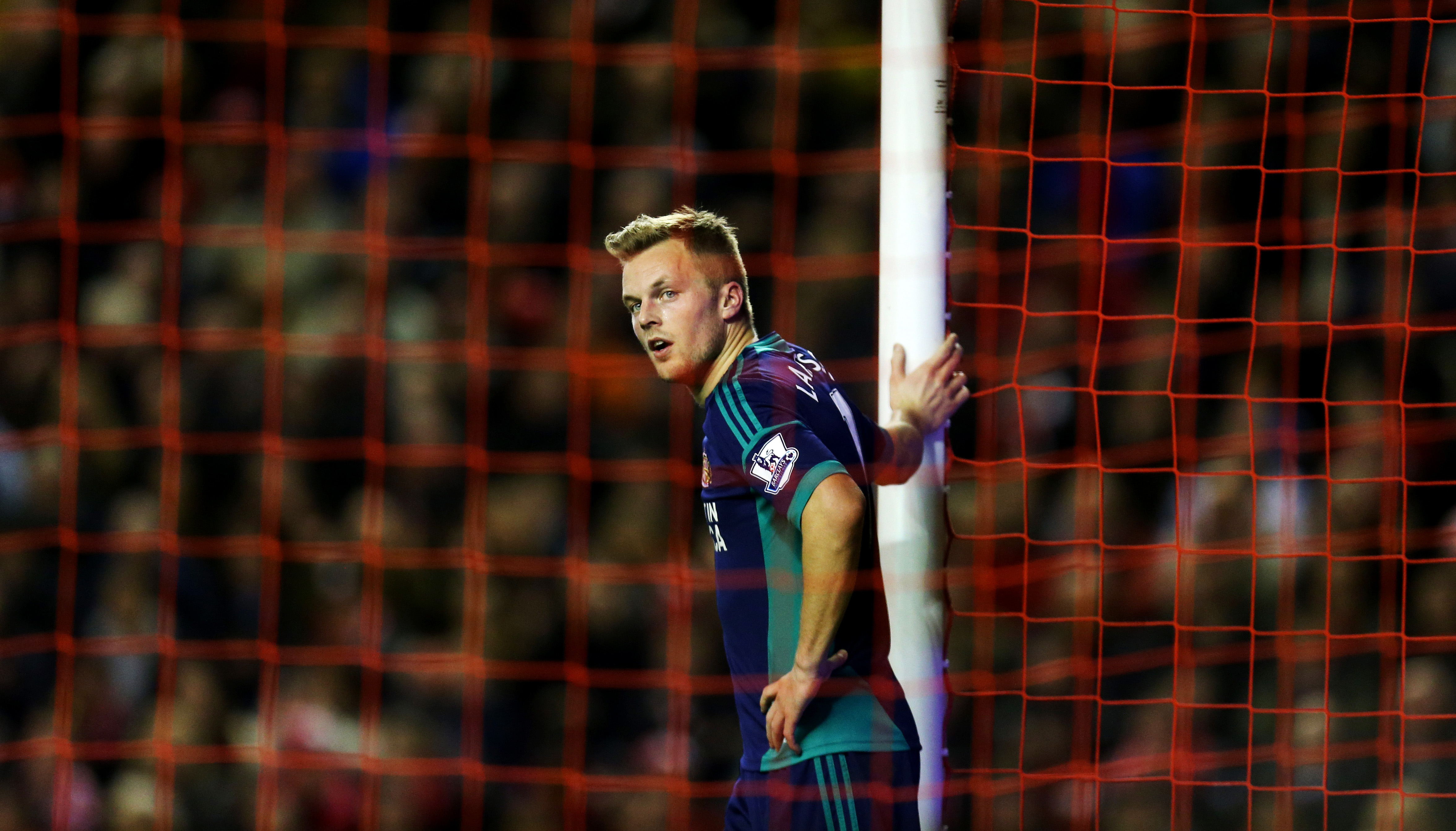 Sebastian Larsson fick en tuff match med sitt Sunderland mot Liverpool. Sebastian Larsson fick en tuff match med sitt Sunderland mot Liverpool.