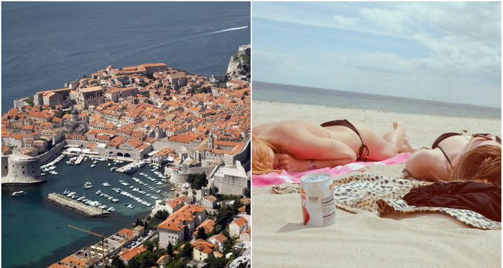 Kroatien, Strand, Böter, Badkläder