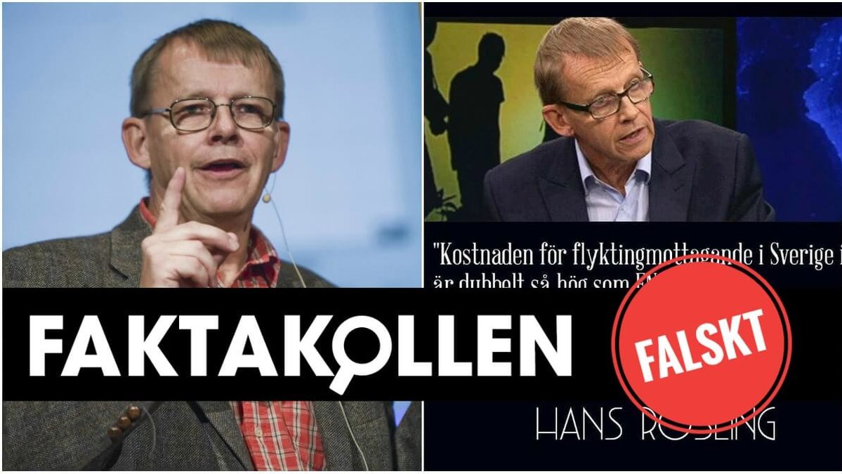 En bild med ett citat från den nyligen framlidne professorn Hans Rosling blev nyligen viral.