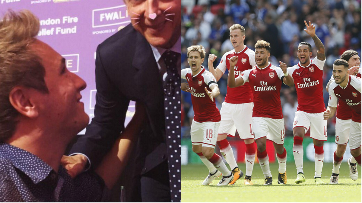 Arsenal, Selfie, Arsene Wenger