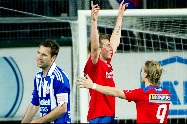 Matchens sista mål gjorde storstjärnan Alexander Gerndt på övertid.