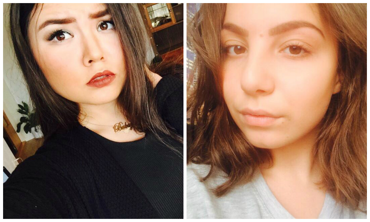Farzana Khatibi, 17, och Amina Dzanic, 15, är trötta på de som inte förstår vad feminism innebär.