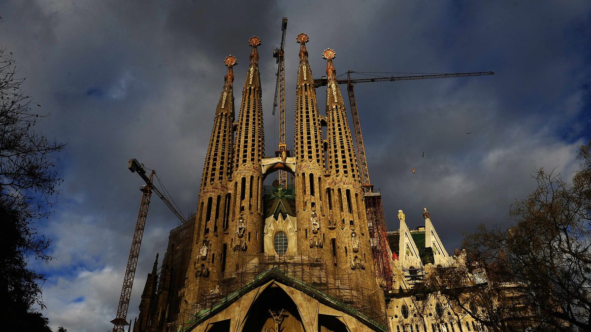 Sagrada Familia, Barcelona, är på tredje plats. 783 miljarder är det värt.