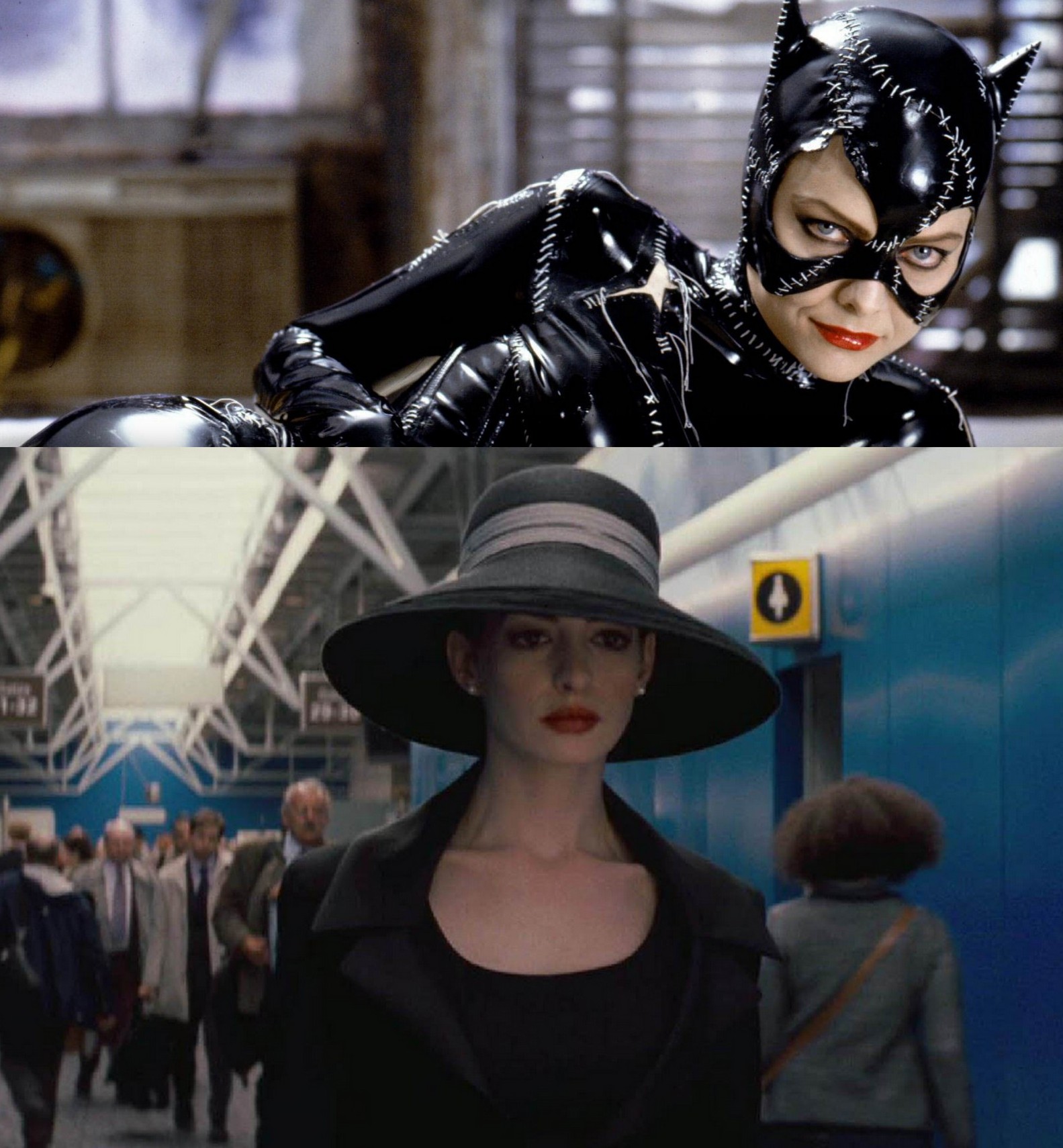 Michelle Pfeiffer hade rollen som den läderdräktsbärande Catwoman i Tim Burtons "Batman Returns". Nu är det Anne Hathaways tur då vi i sommar får se henne porträttera den förföriska kvinnan i "The Dark Knight Rises". Vem tror du passar bäst som Catwoman?