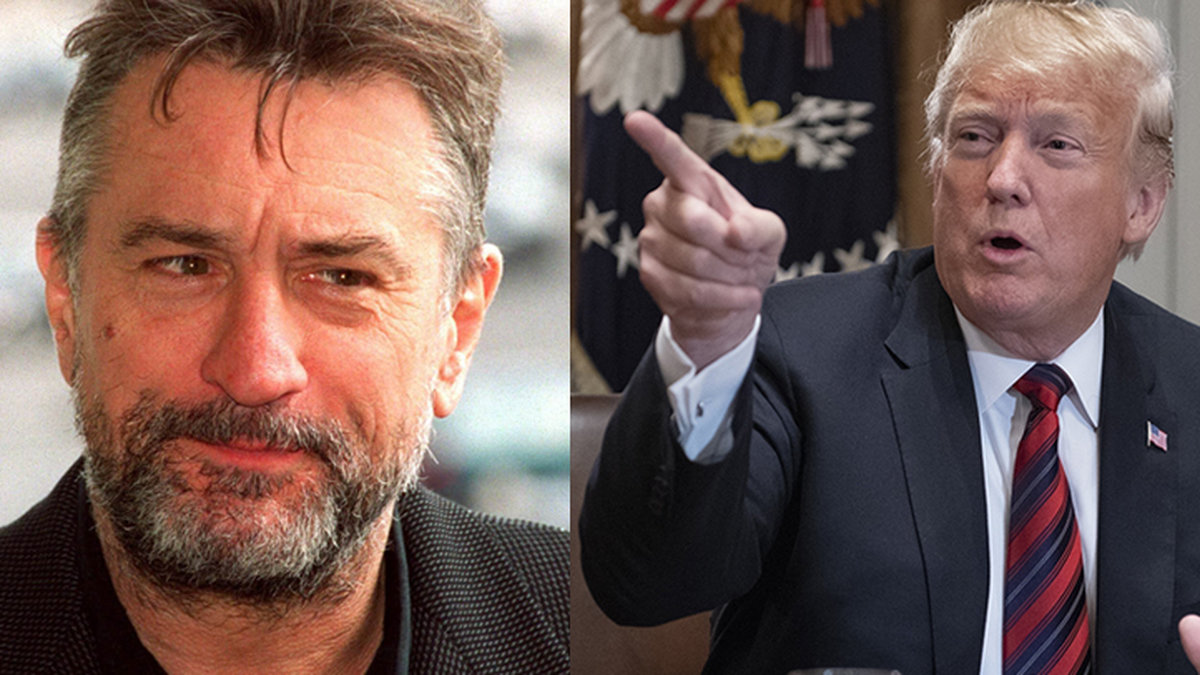Robert De Niro till attack mot Donald Trump