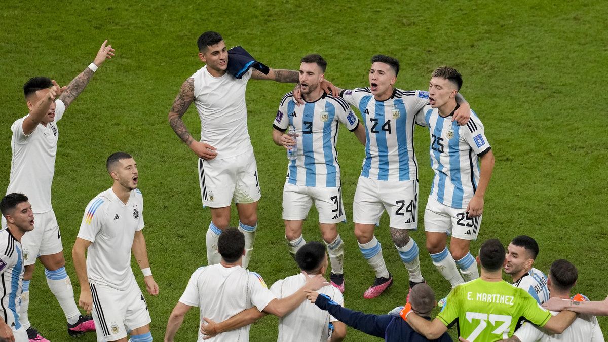 Argentina firade vilt efter att man besegrade Kroatien med 3-0