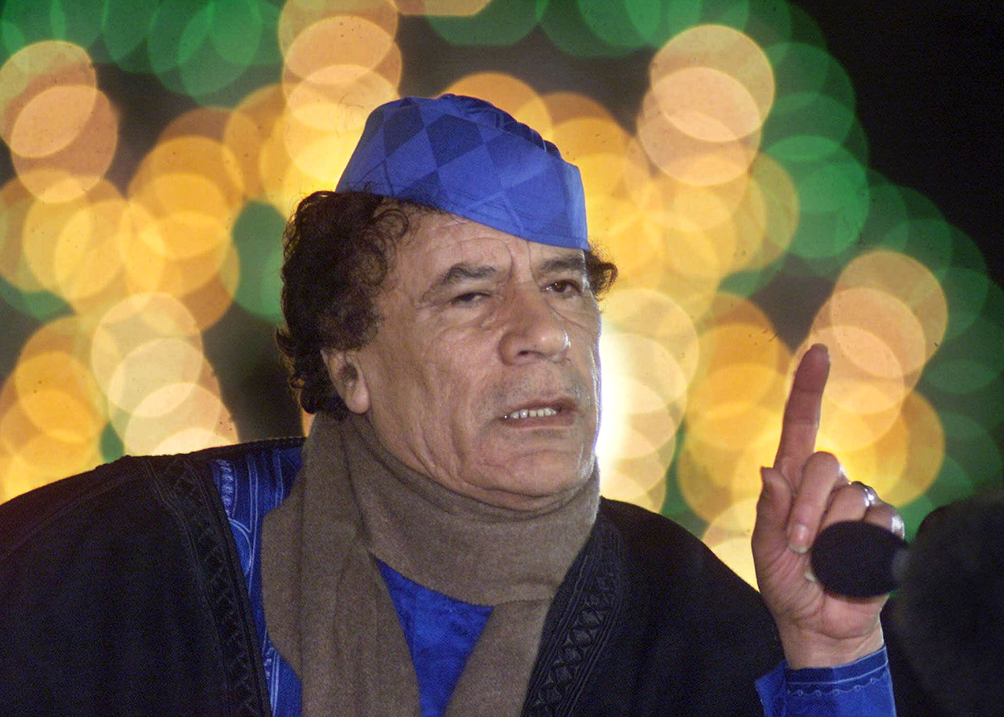 Khadaffi har mördarfolk i Europa. 
