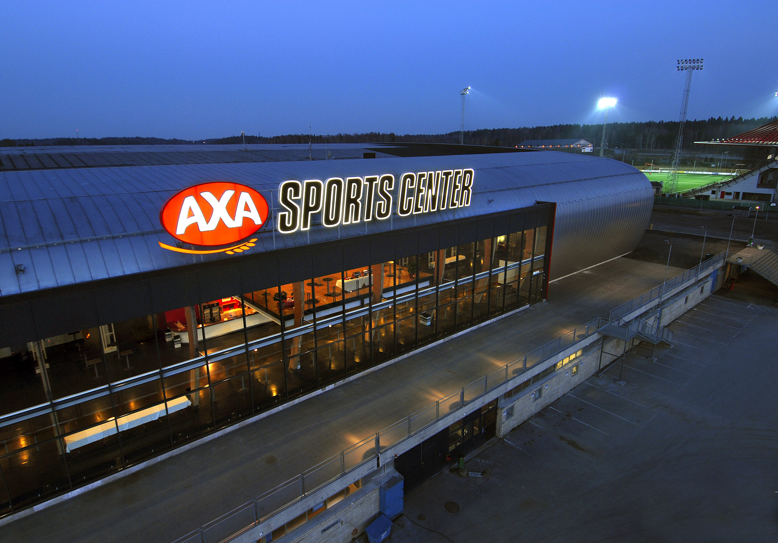 SSK:s hemmaarena Axa Sports Center som tar 6130 åskådare.