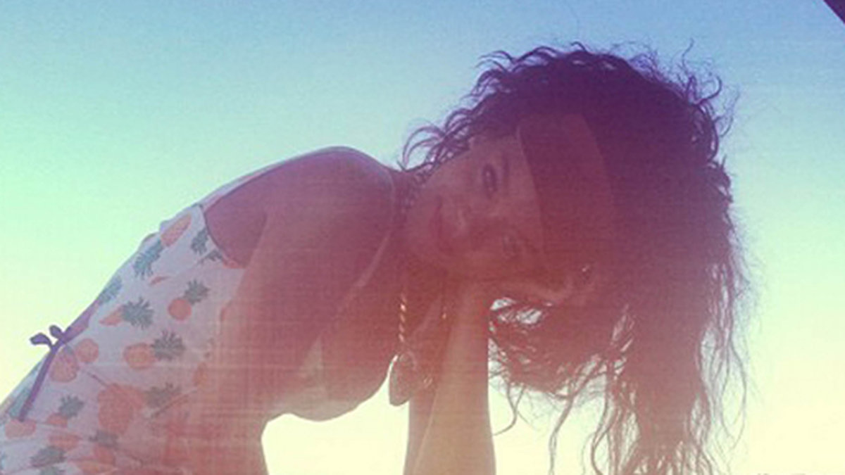 Rihanna på sin lyxyacht.