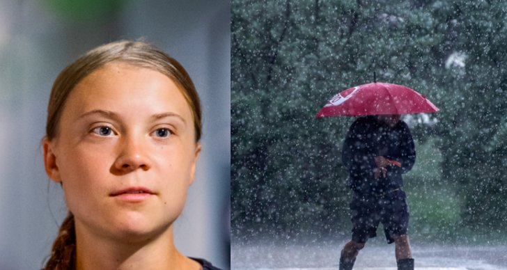 Greta Thunberg, Klimat, översvämning