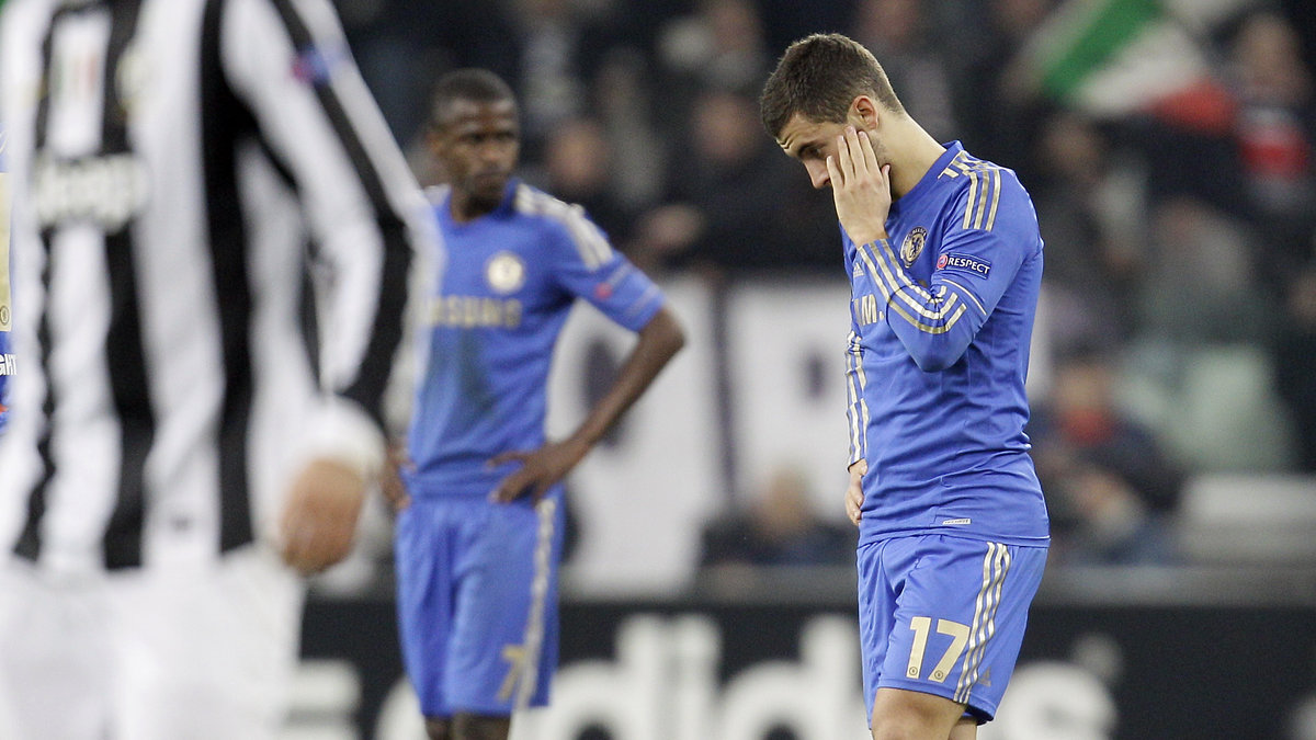 Eden Hazard efter Juventus 1–0 mål.