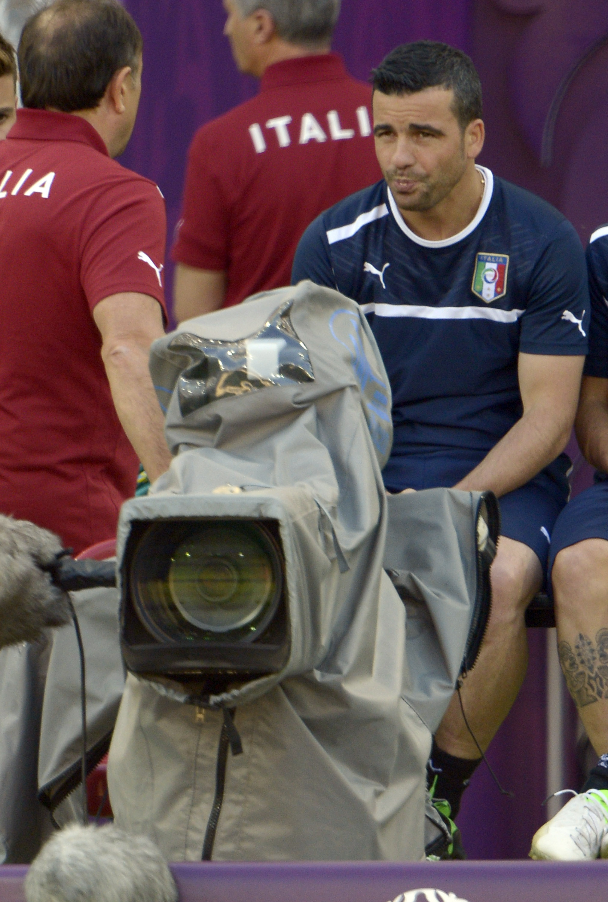 Di Natale, som inte har fått mycket speltid under EM, verkar fundera på om han kan få spela några minuter i morgon.
