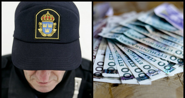 Polisen, Förskingring, Pengar, tusentals, Kronor