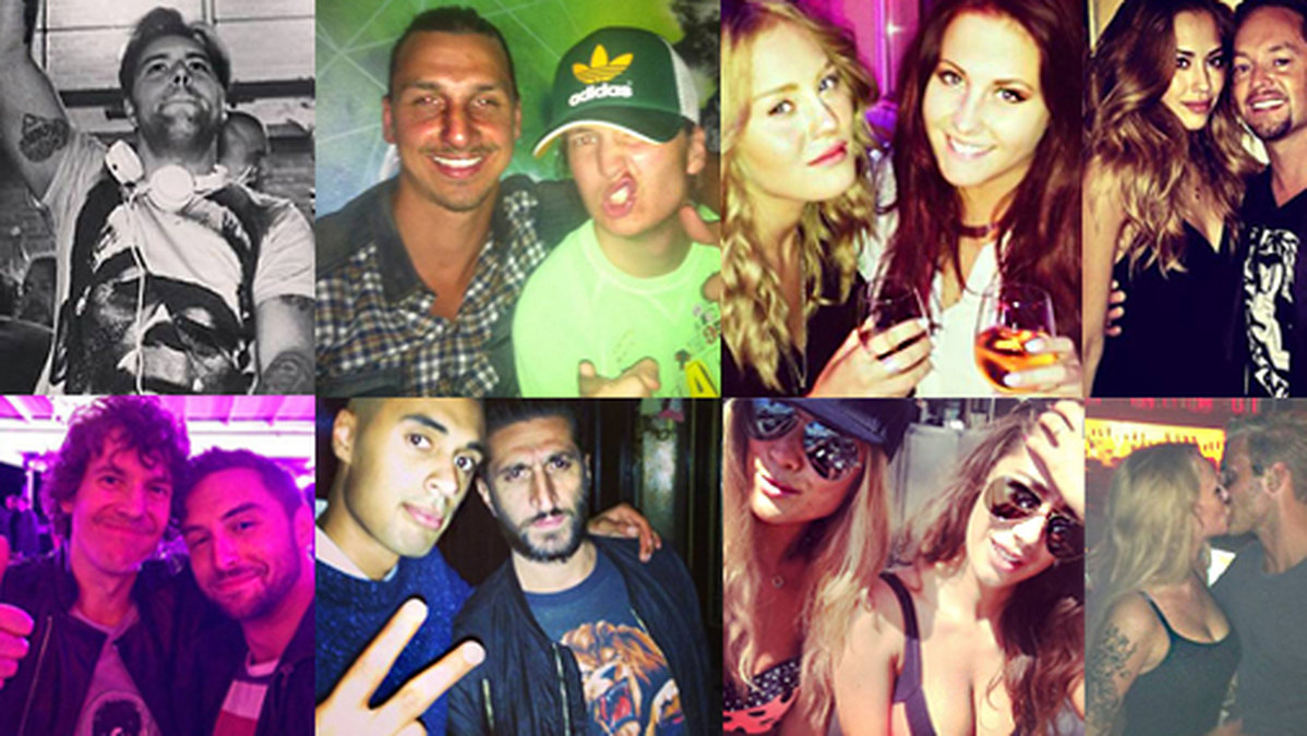 Kolla in de svenska kändisarnas Instagrambilder från deras roliga festkvällar. 