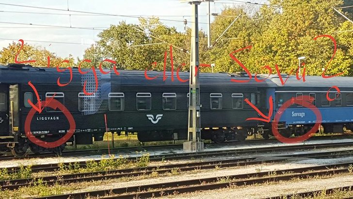SJ liggvagn och sovvagn SJ liggvagn och sovvagn