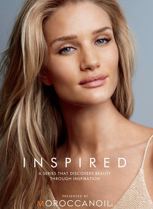 Rosie Huntington är ansiktet utåt för Morroccanoil. Rosie Huntington är ansiktet utåt för Morroccanoil.