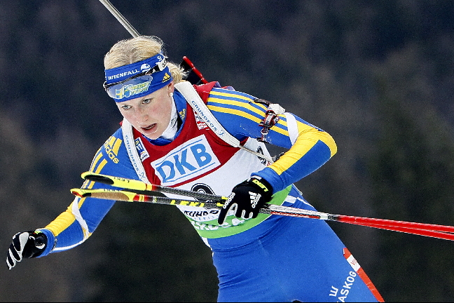 Helena Ekholm, skidor, Vinterkanalen, Skidskytte