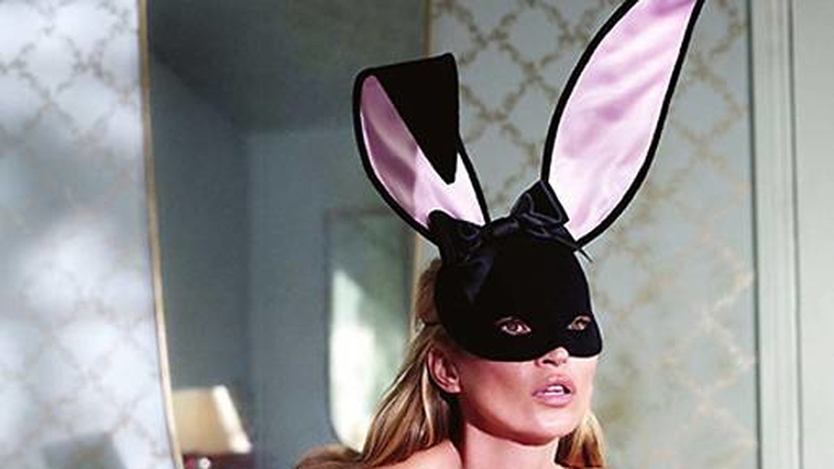Supermodellen Kate Moss i Playboy.