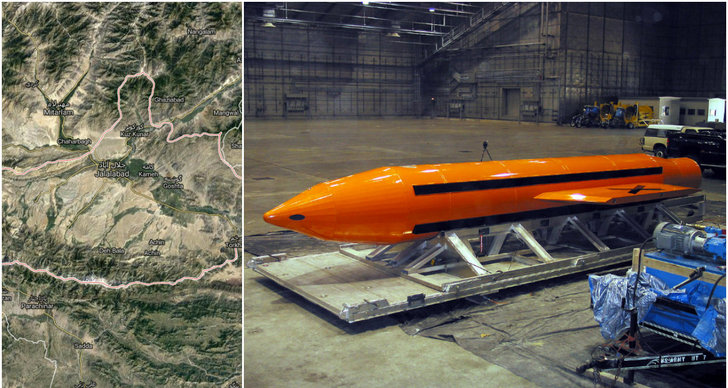 Bomb, Afghanistan, USA, Moab