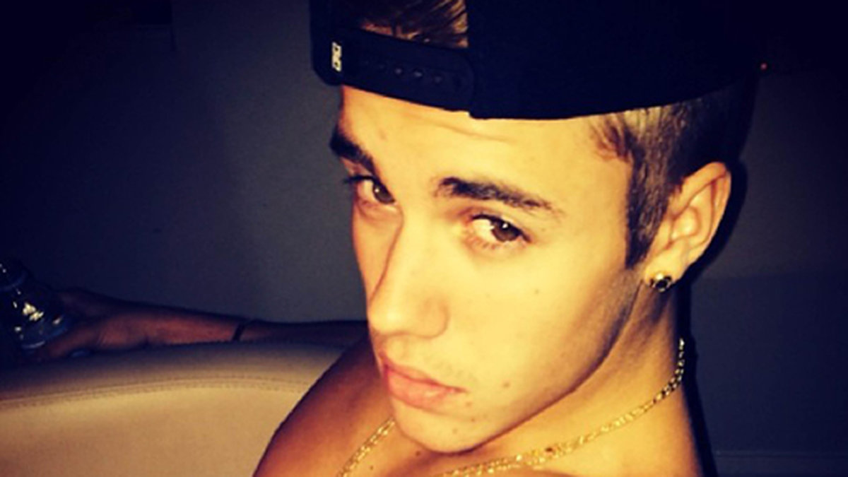 1. Justin Bieber dominerar på Instagram med sina 17,3 miljoner följare på Instagram. 