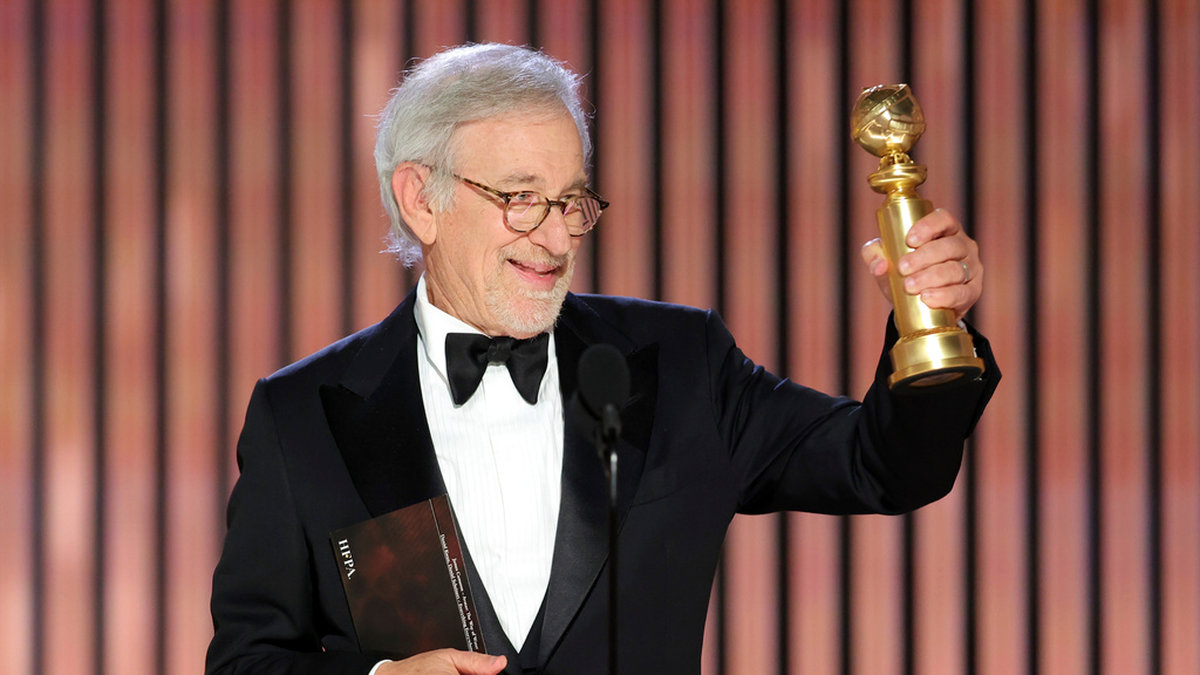 Steven Spielberg vann regipriset för sin film 'The Fabelmans' på Golden Globe-galan tidigare i veckan.