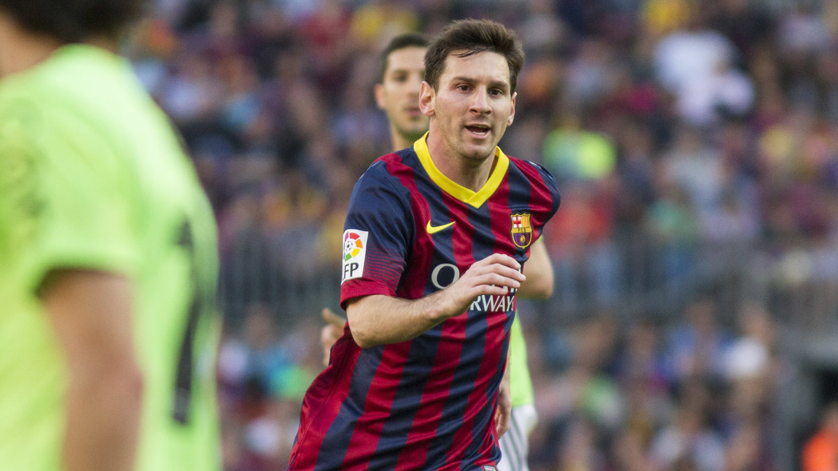 Lionel Messi gjorde tre av målen.