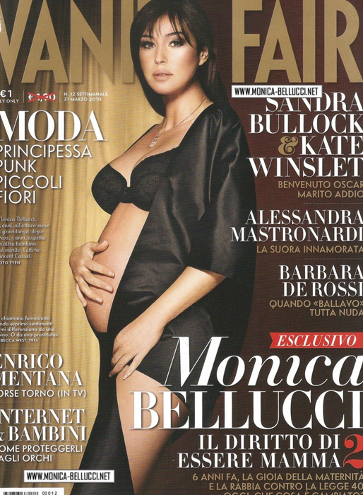Monica Bellucci på omslaget till Vanity Fair. Monica Bellucci på omslaget till Vanity Fair.