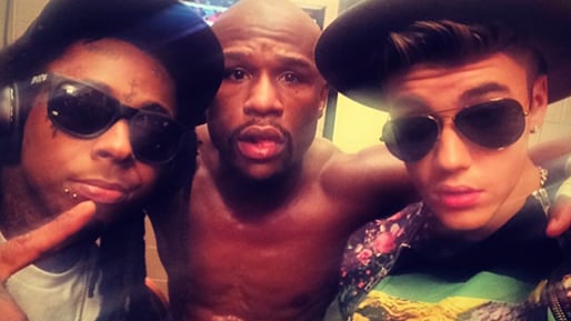 Lil Wayne, Floyd och Bieber. 