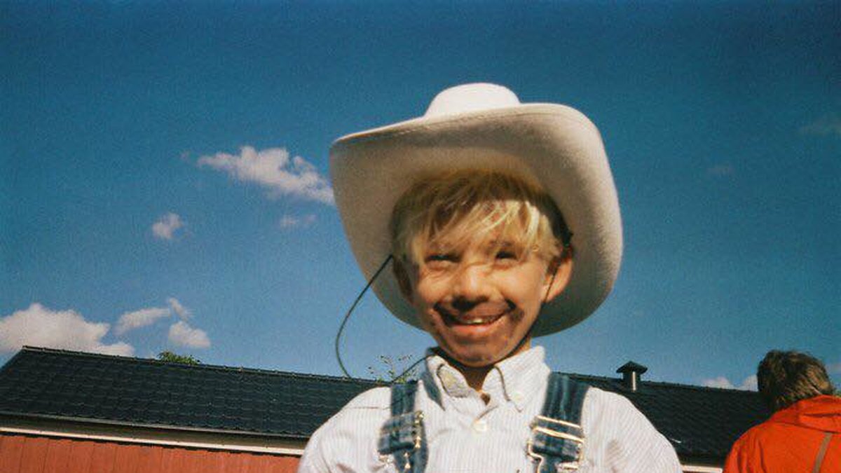 En liten mini-cowboy. 