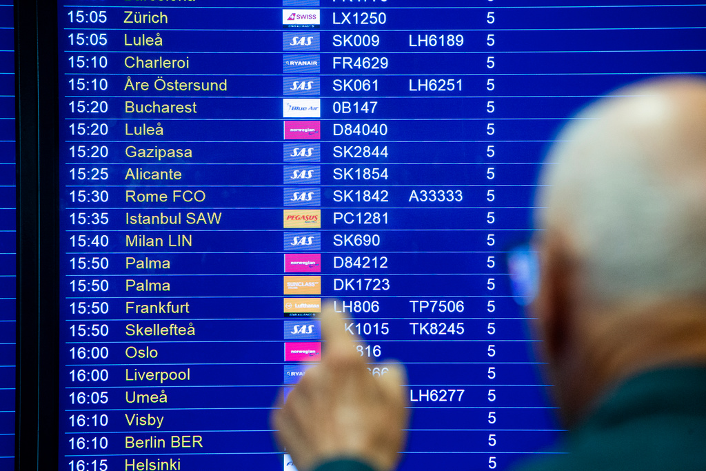Resenärerna på Swedavias flygplatser är nästan lika många som innan pandemin. Arkivbild.