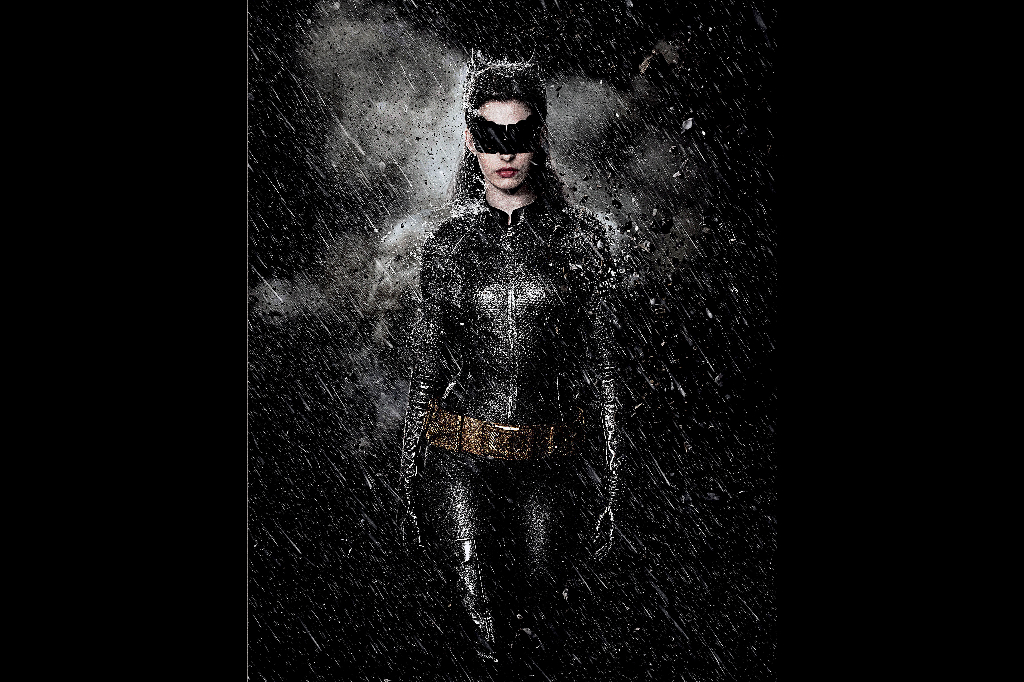 Anne Hathaway som Catwoman i The Dark Knight Rises. 