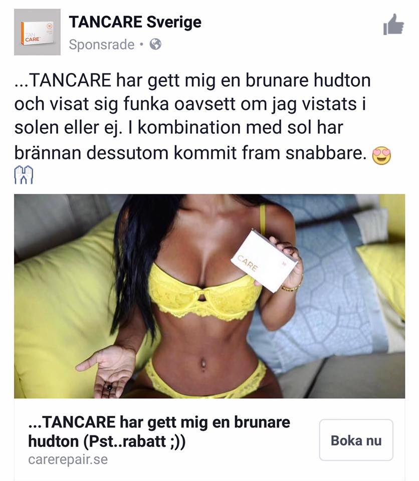 Bilden som TANCARE publicerade. Bilden som TANCARE publicerade.