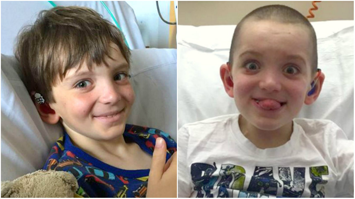 Oliver, 8, lider av en extremt ovanlig sjukdom - nu vädjar 