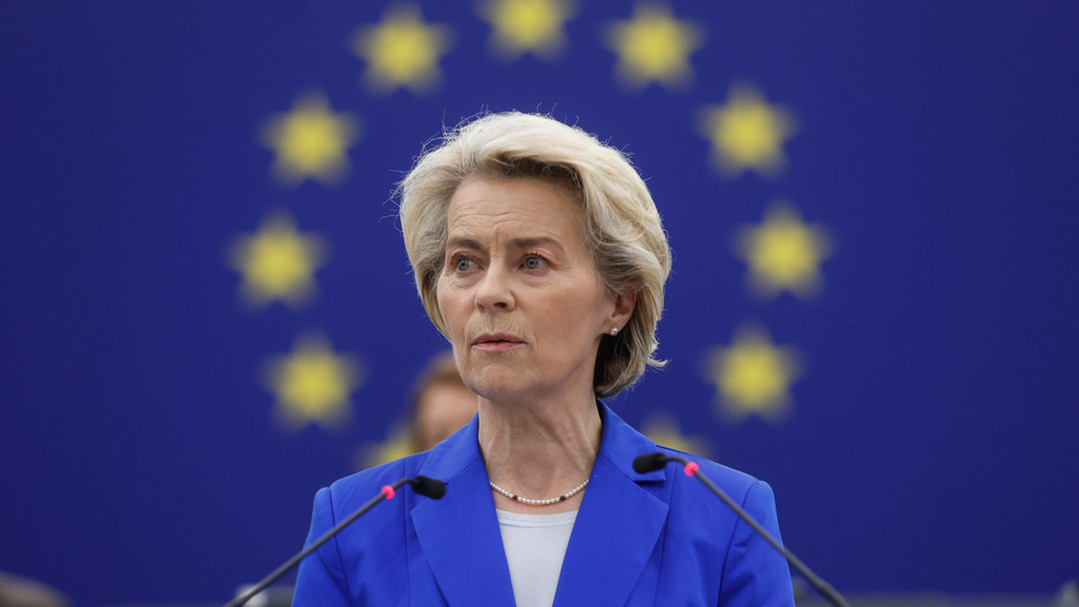 Ursula von der Leyen utsågs till EU-kommissionens ordförande 2019 utan att ha kandiderat till EU-parlamentet. Arkivfoto.