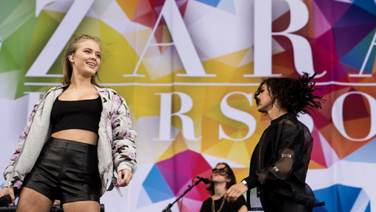 Zara Larsson var en av artisterna som uppträdde på Bråvalla förra året. 