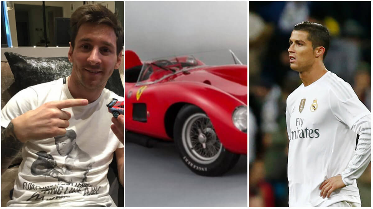 Lionel Messi, Cristiano Ronaldo, Ferrari, instagram, Fotboll