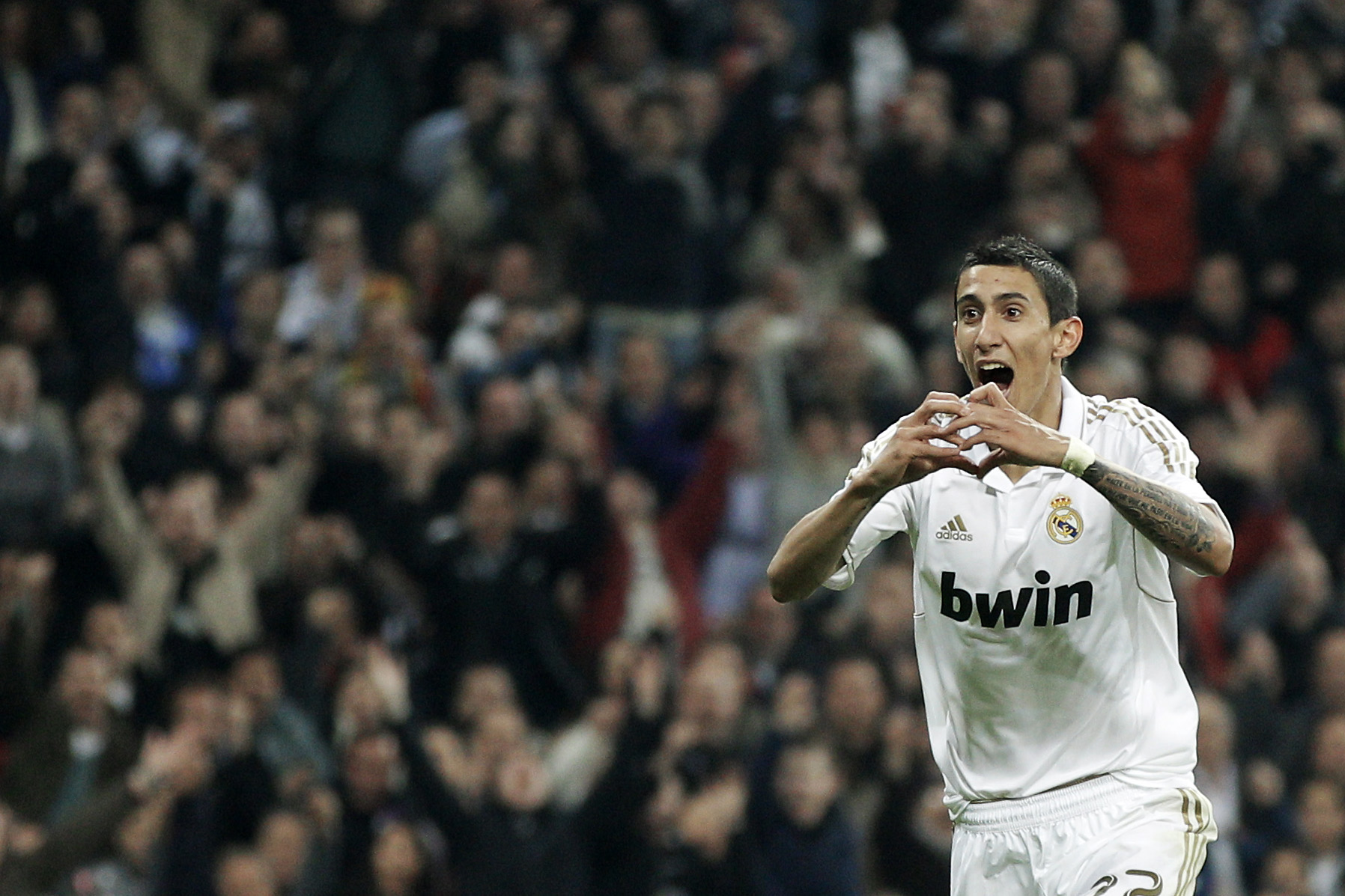 Angel Di Maria satte 2-1 till Real Madrid.