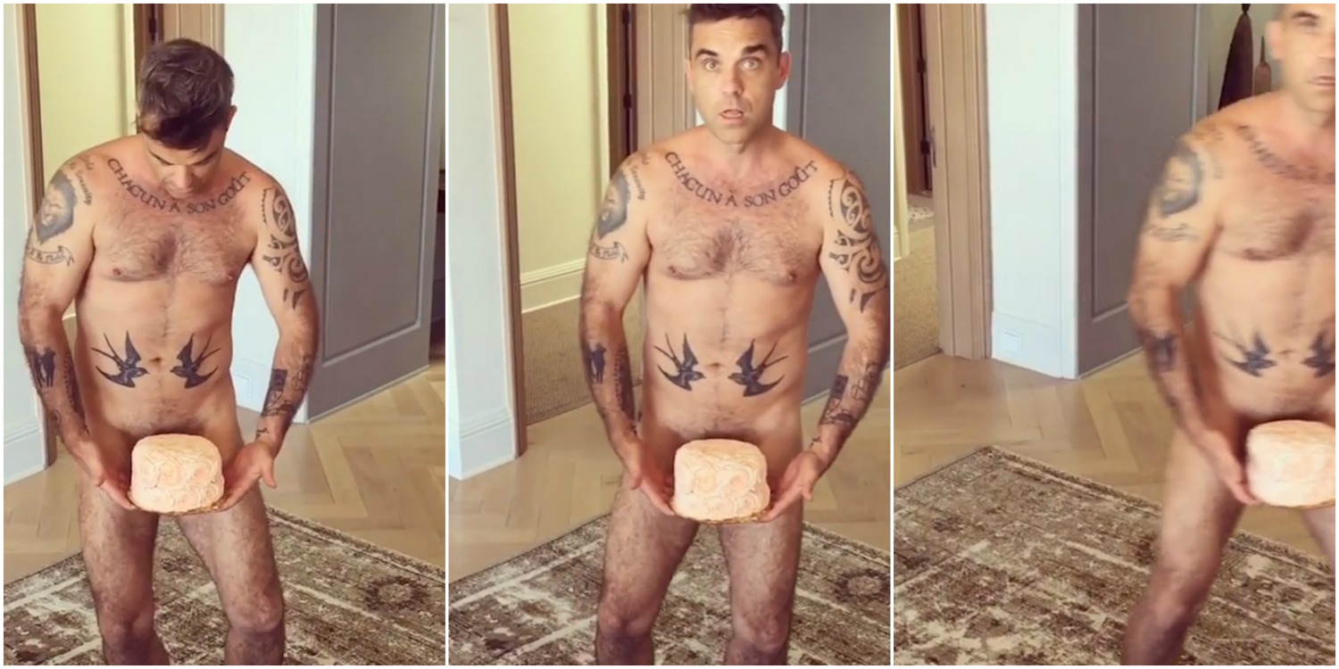 Kaka, Robbie Williams, naken