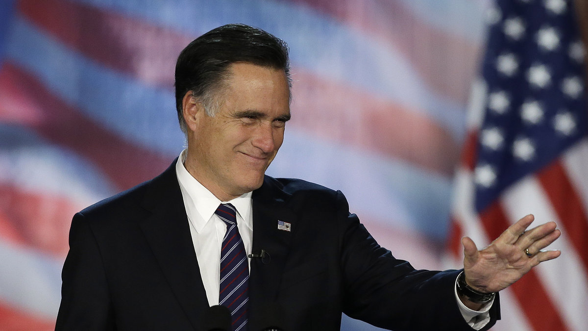 Det var en lågmäld Romney som tackade för sig.
