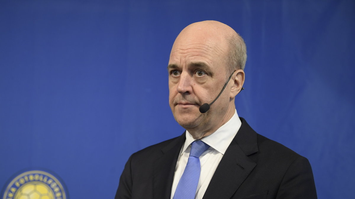 Svenska fotbollförbundets ordförande Fredrik Reinfeldt.