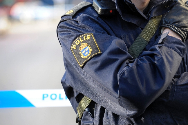 Polisen Mikael Hedström grep mannen på lunchen då han kände igen mannen från övervakningsbilderna.