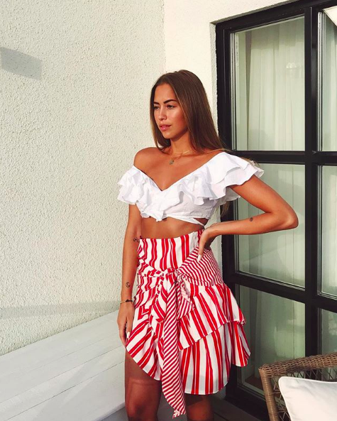 Kenza Zouiten Subosic sommaroutfit Kenza Zouiten Subosic sommaroutfit