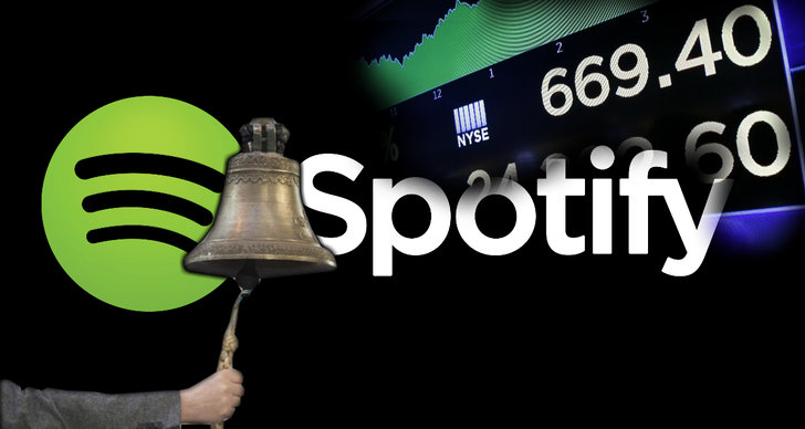 Spotify, Börsnotering