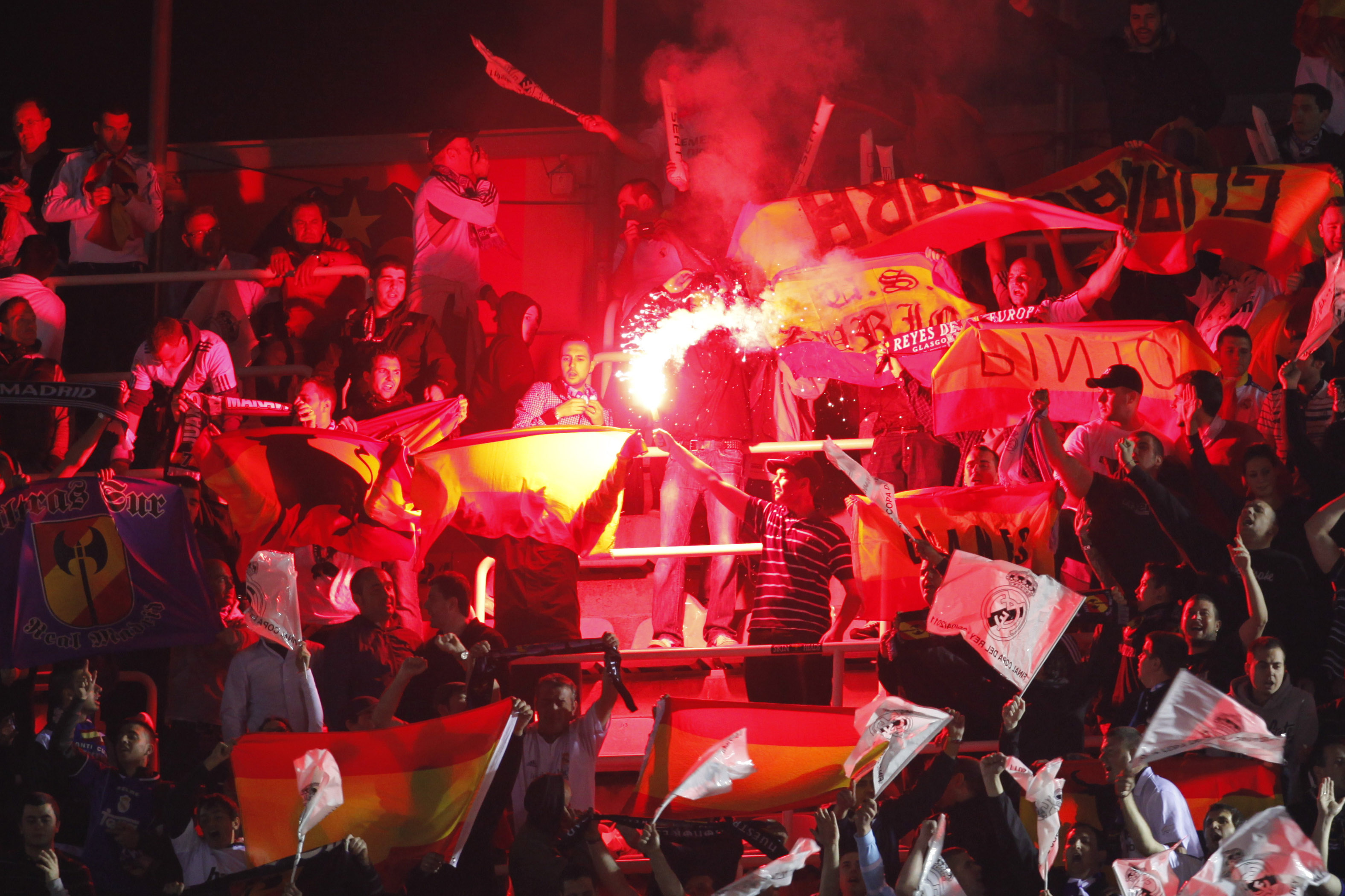 Copa del Rey-finalen mellan Real Madrid och Barcelona spelades på Mestalla våren 2011.