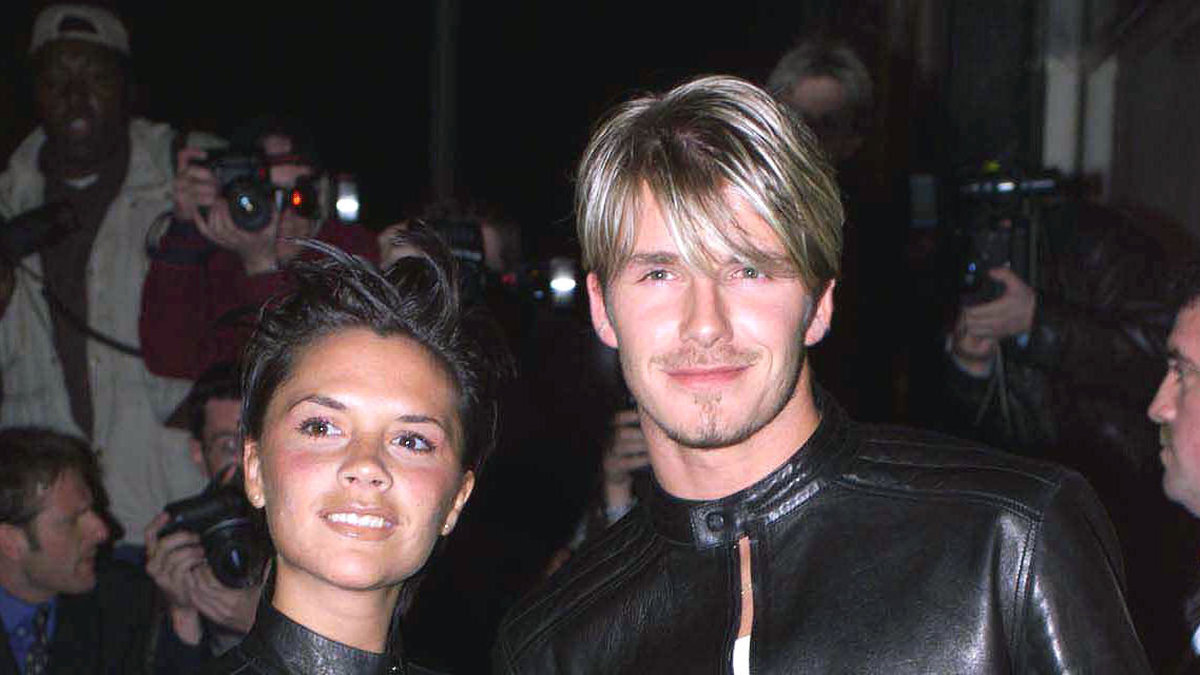Beckhams stil var mer tveksam i början av förhållandet.