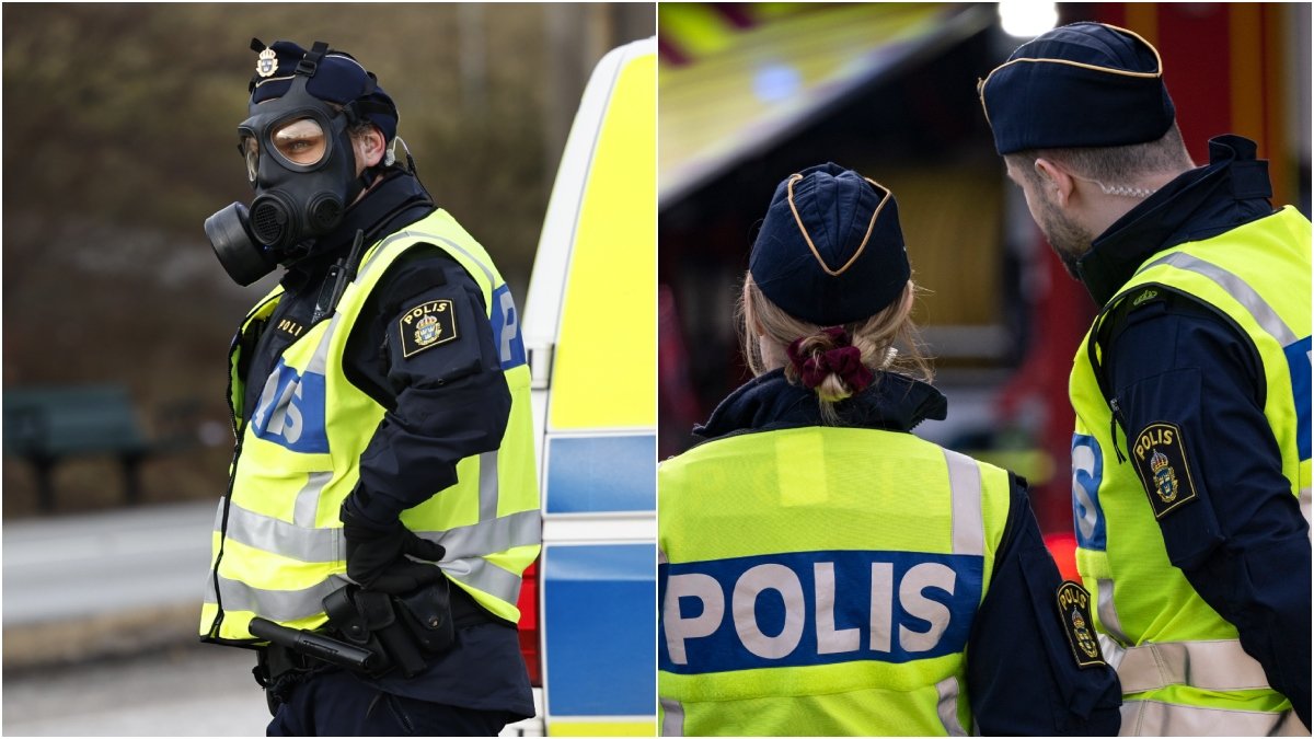 Polis och räddningstjänst har larmats till en förskola i centrala Stockholm på grund av en gasläcka.