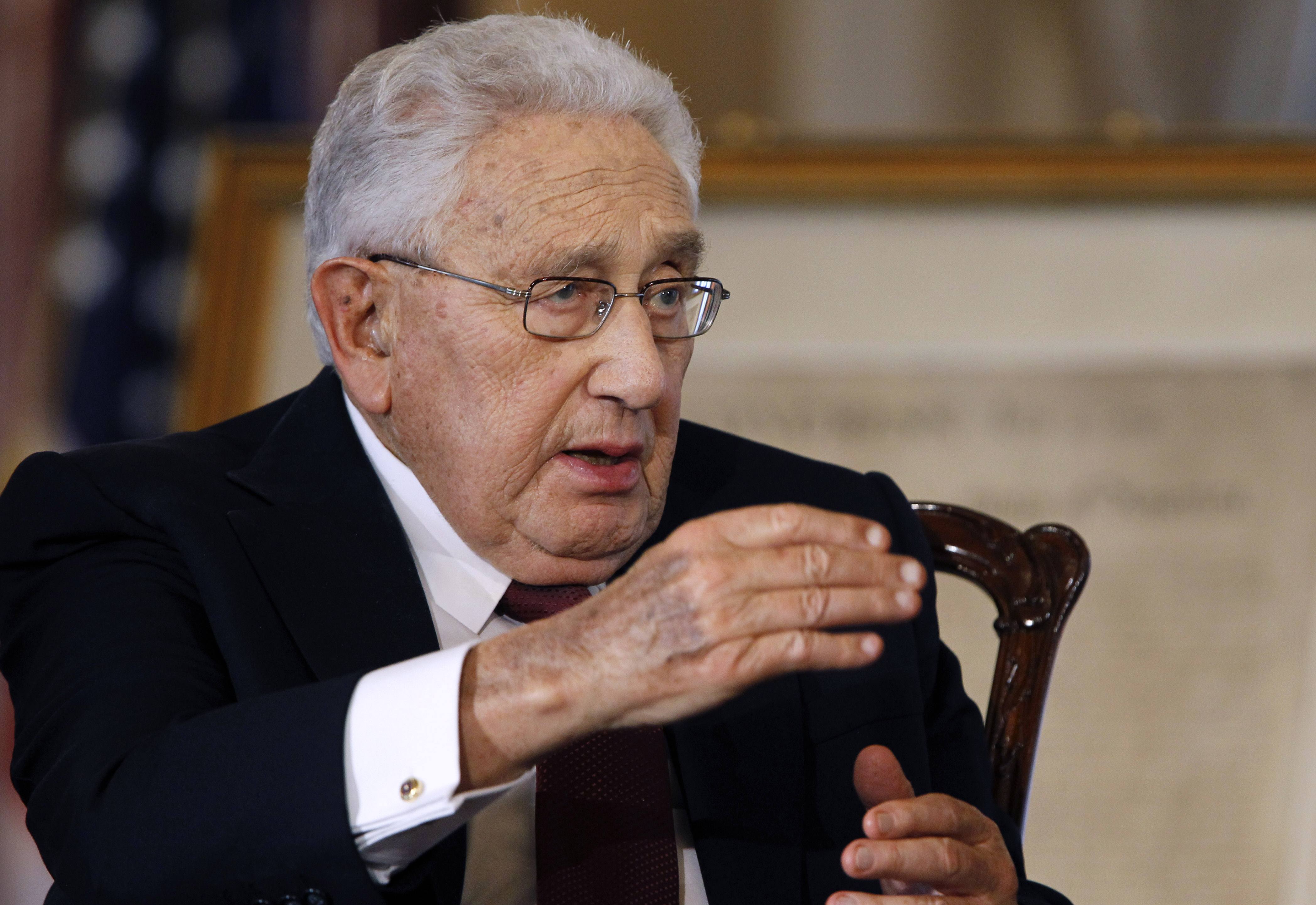 Omtalande Henry Kissinger är en god vän till Blatter.